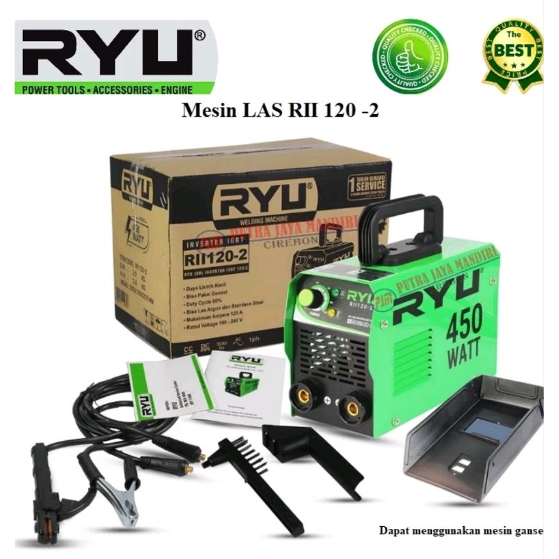 Jual MESIN INVERTER LAS RYU 450WAT / TRAFO MESIN LAS RYU | Shopee Indonesia