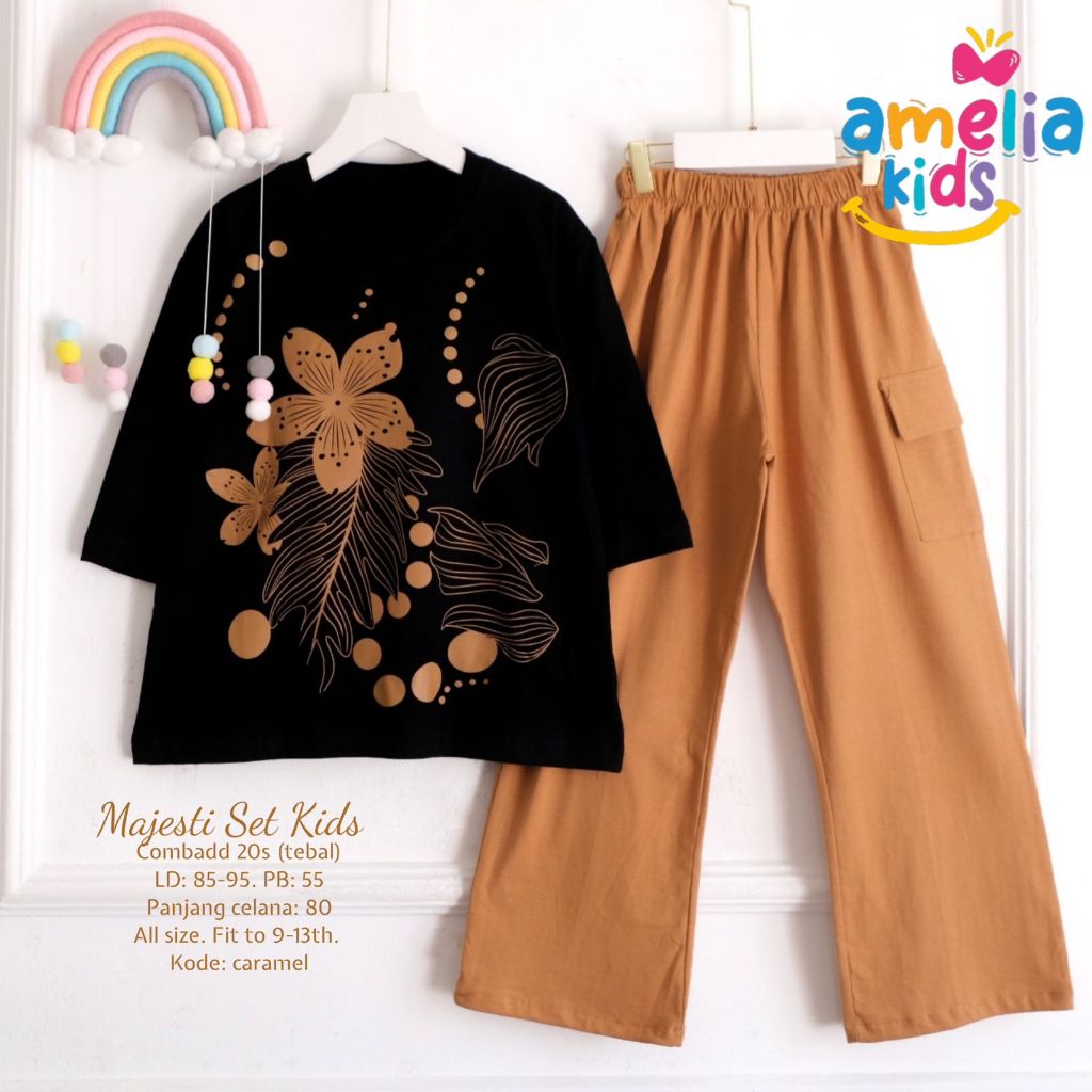 Jual MAJESTY SET KIDS BY AMELIA // ONESET ANAK USIA 8-13 TAHUN MOTIF ...