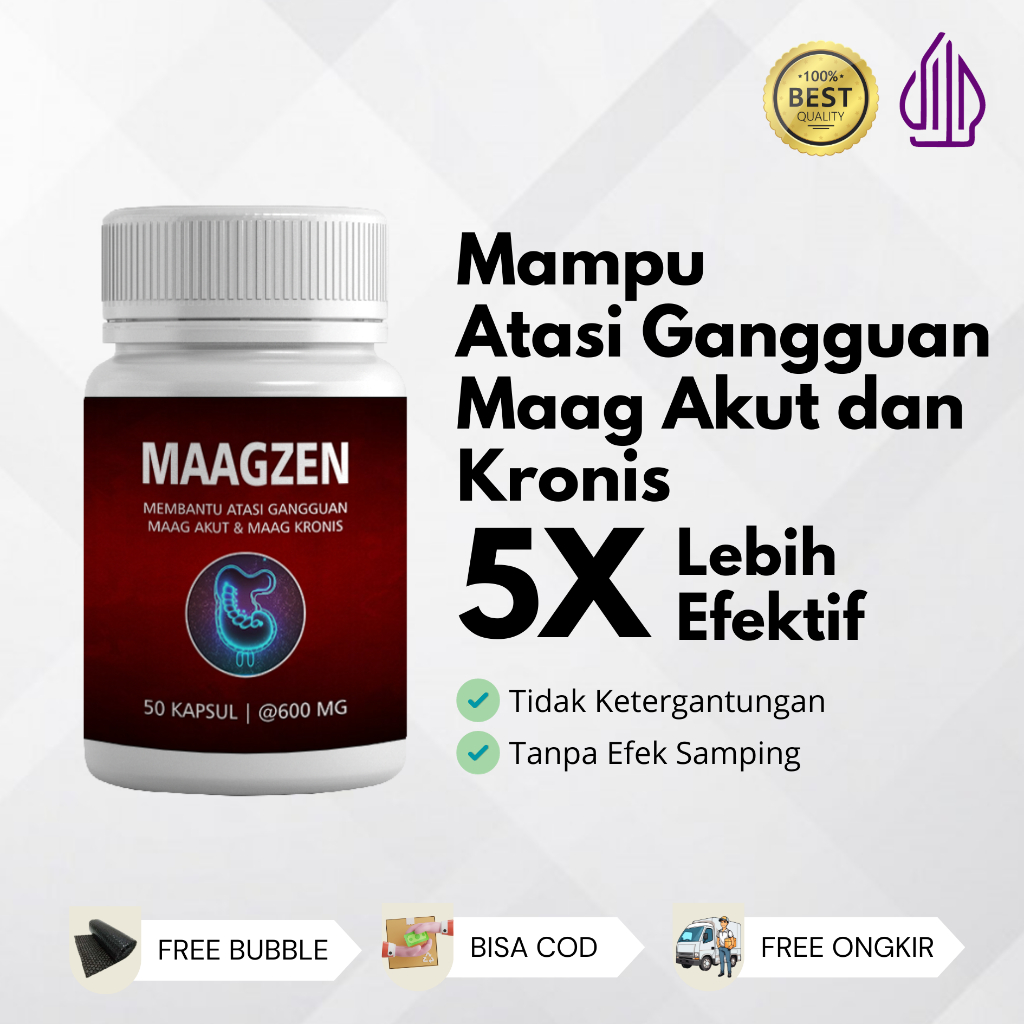 MAAGZEN - Herbal 5x Lebih Efektif Atasi Masalah Lambung Magh Kronis Gerd Asam ampuh original 100% halal | MOSEHAT | FRESHMAG| MADUKULA | NUTRIFLAKES | MUCOSAFIT |