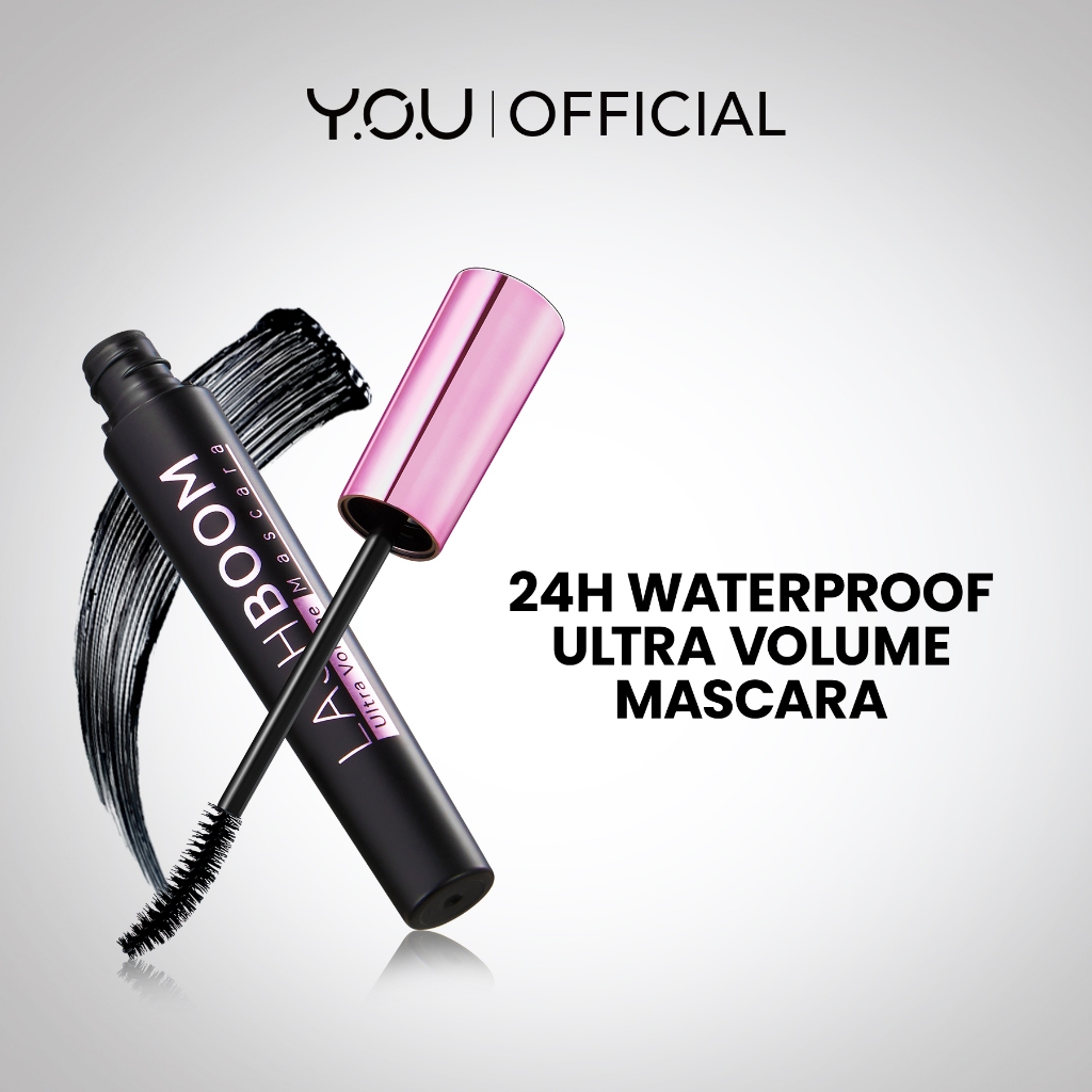Jual YOU Lashboom Ultra Volume Mascara Maskara Waterproof Tahan 24