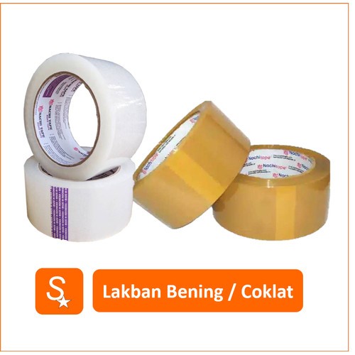 Jual Lakban NACHI 100 yard x 48 mm / Lakban Bening Isolasi Packing ...