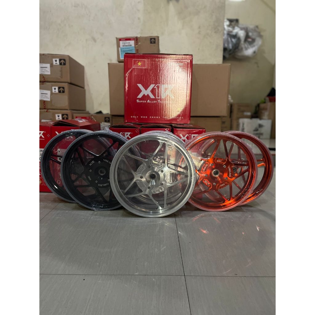 Jual Velg X1R Beat Scopy Spacy Genio All Matic Honda 110cc Alumunium CNC Model Bintang Shopee