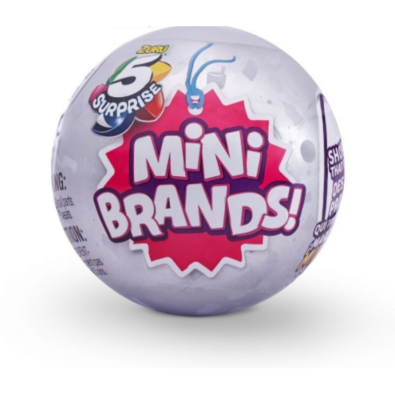 Zuru 5 Surprise Mini Brands Série 1 - Balles Mystères Scellées, Miniatures De Marques