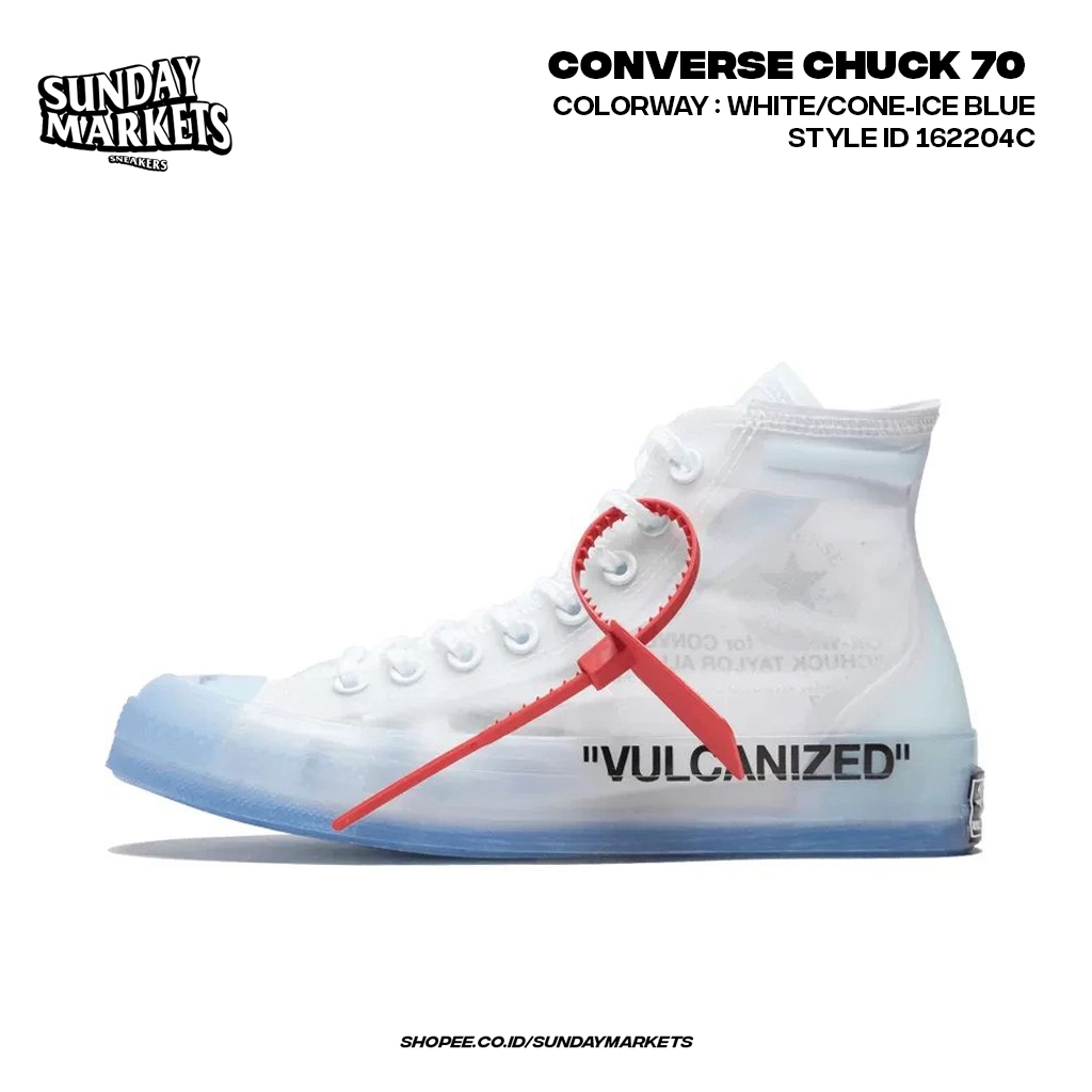 Converse x off white clear hotsell