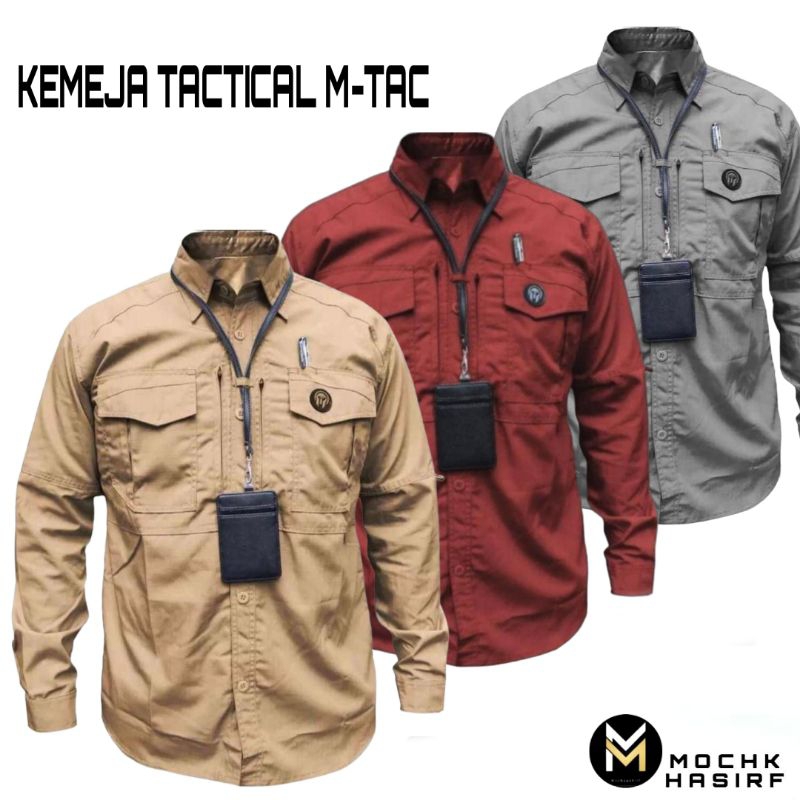 Jual Kemeja Tactical M Tac Lengan Panjang Kemeja Pdl Lengan Panjang Kemeja Terbaru Kerja