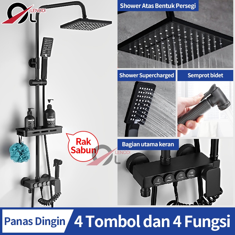 Jual Shower Set Fungsi Panas Dingin Dengan Faucet Set Sower Kamar Mandi Tembaga Lengkap