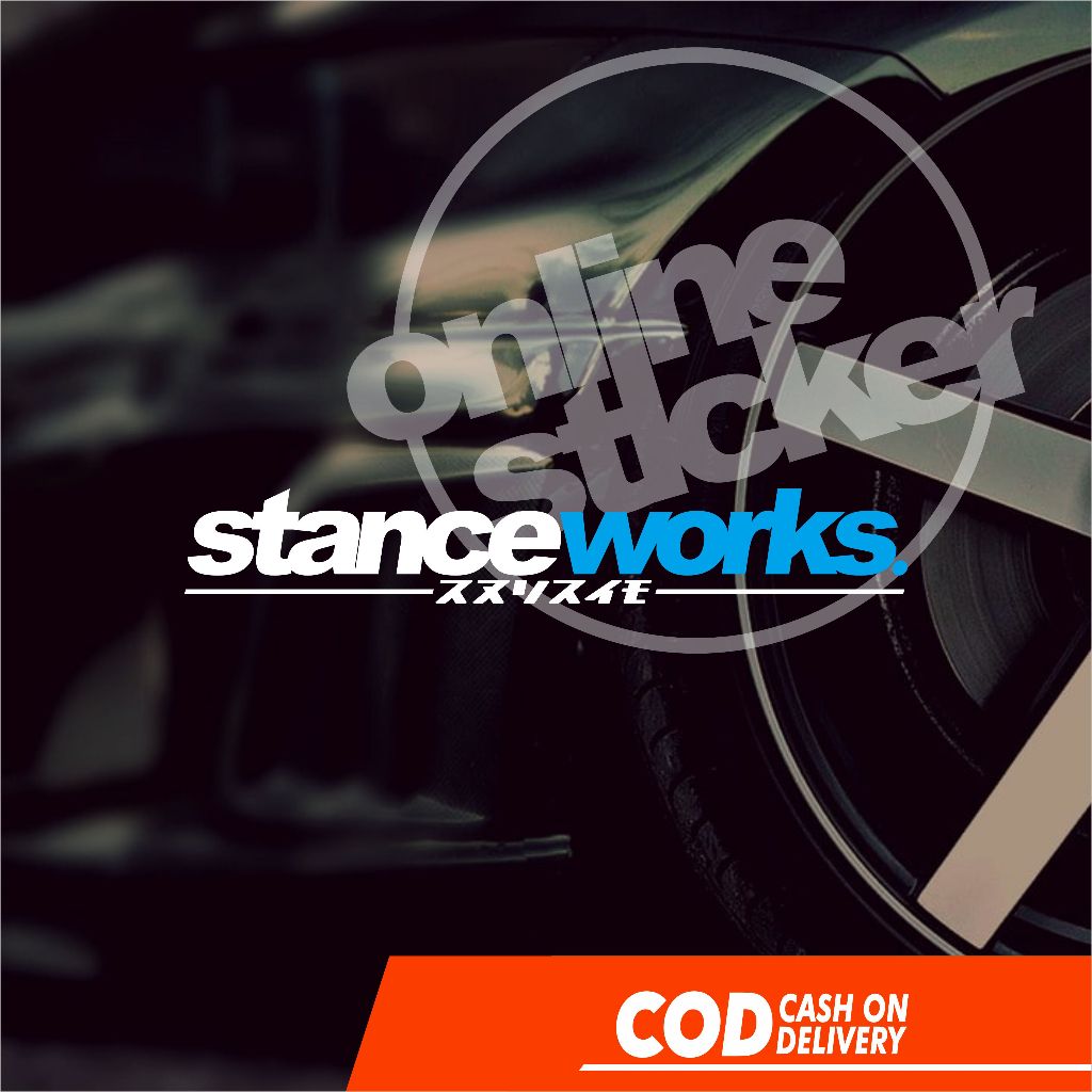 Jual Stiker stance works | cutting menyala | Shopee Indonesia