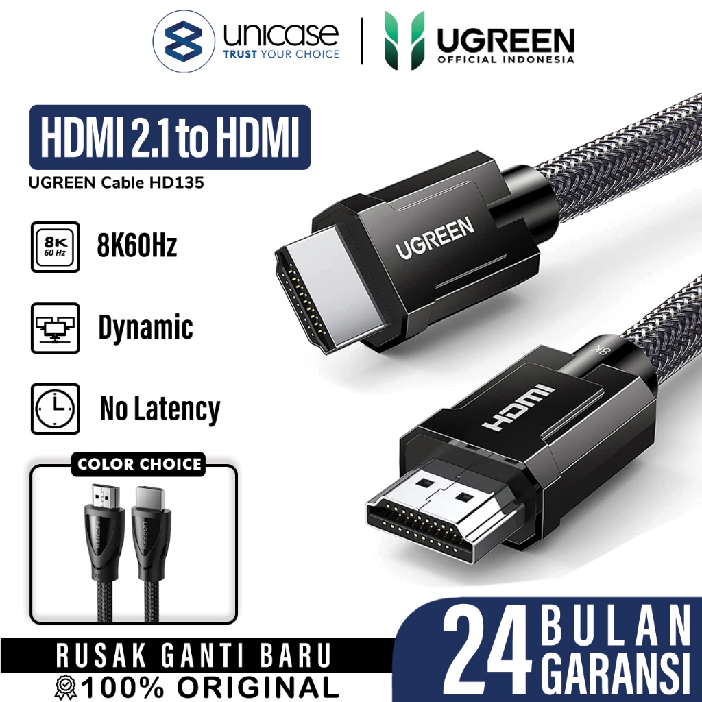 UGREEN UGREEN 8K 4K HDMI 2.1 Cable 8K@60Hz 4K@24…