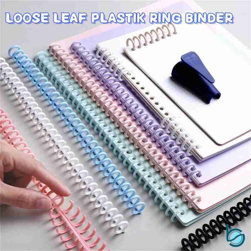Jual Loose Leaf Ring Binder DIY Scrapbooking Spiral 30 Lubang 12mm