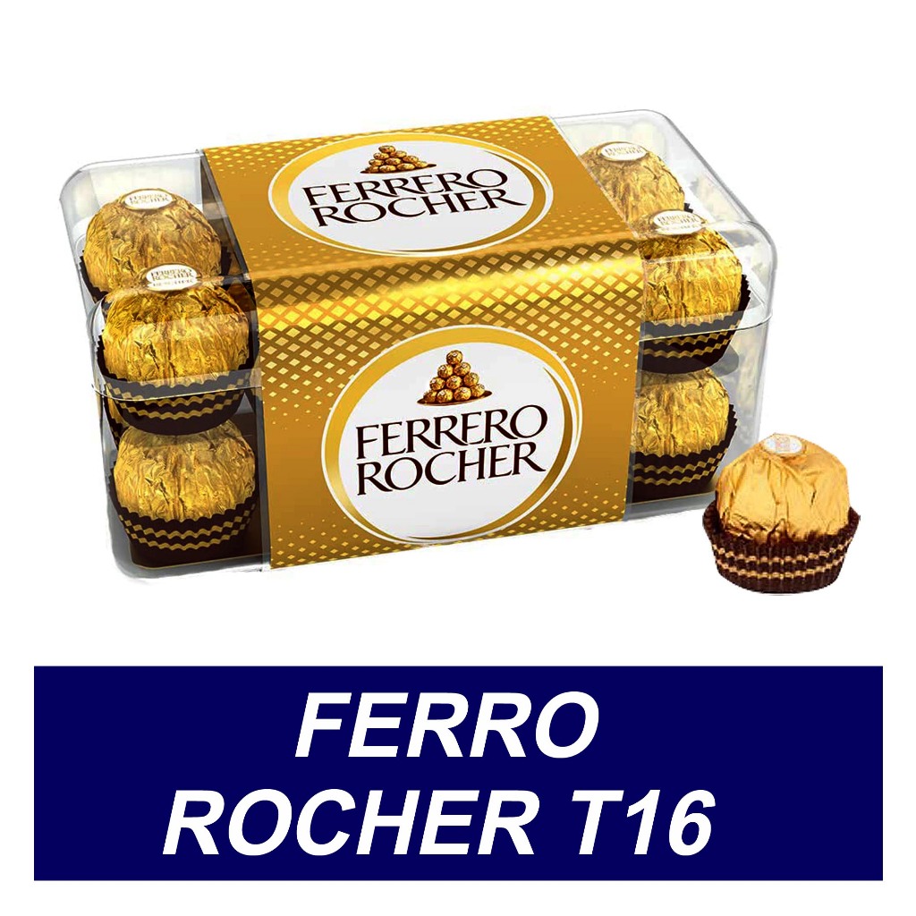 Jual Ferrero Rocher Chocolate T16 Halal Cokelat Ferero Rocher Exp