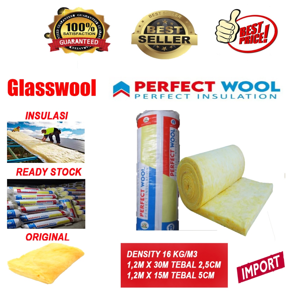 Jual Glasswool Peredam Suara - Glasswool Peredam Panas - Glasswool Atap