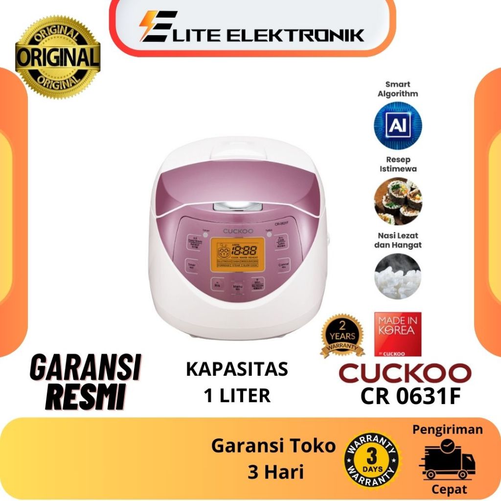 Jual CUCKOO CR0631F/PK Digital Rice Cooker 1 L Shopee Indonesia