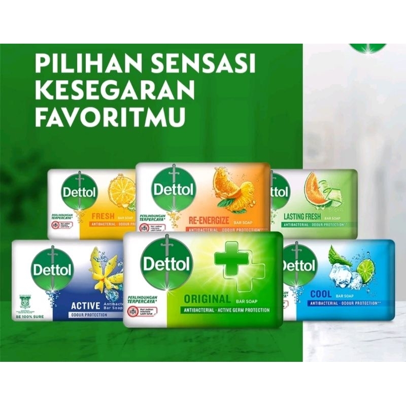 Jual Dettol Sabun Mandi Batang Kemasan Ekonomis Isi 3 Berat 100g Dettol Sabun Mandi Dettol 6022