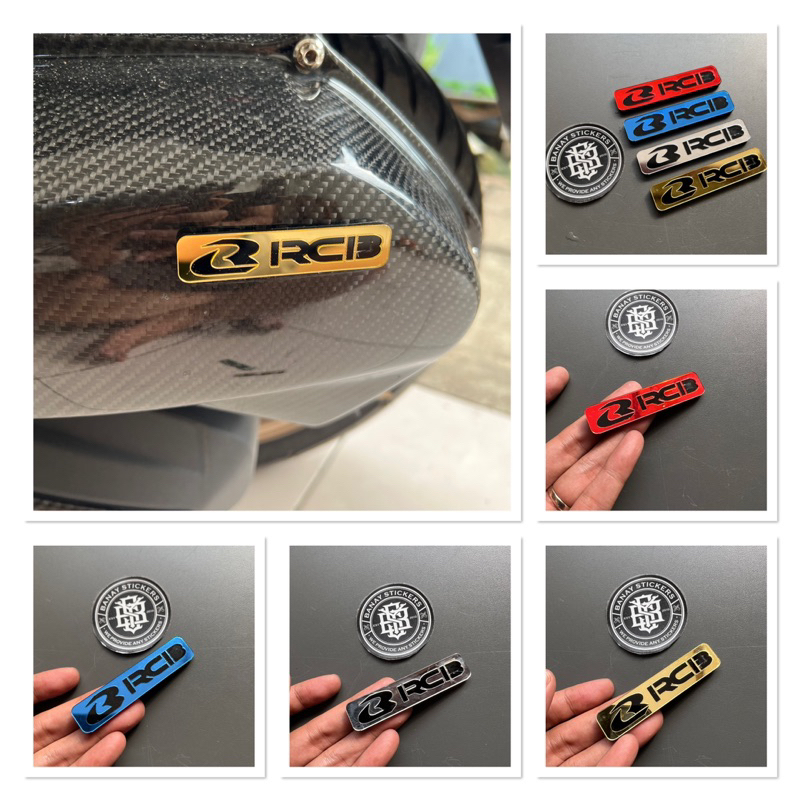 Jual Emblem AKRILIK FILTER Emblem AKRILIK RCB | Shopee Indonesia