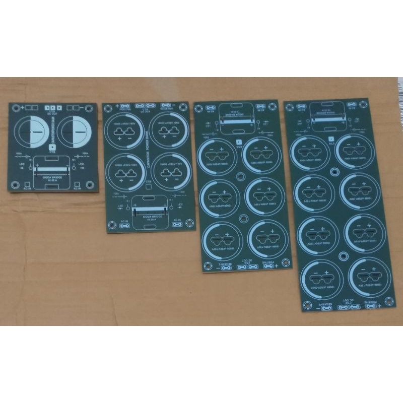 Jual PCB kapasitor bank PSU 2 elko 4 elko 6 elko 8 elko 10000uf ...