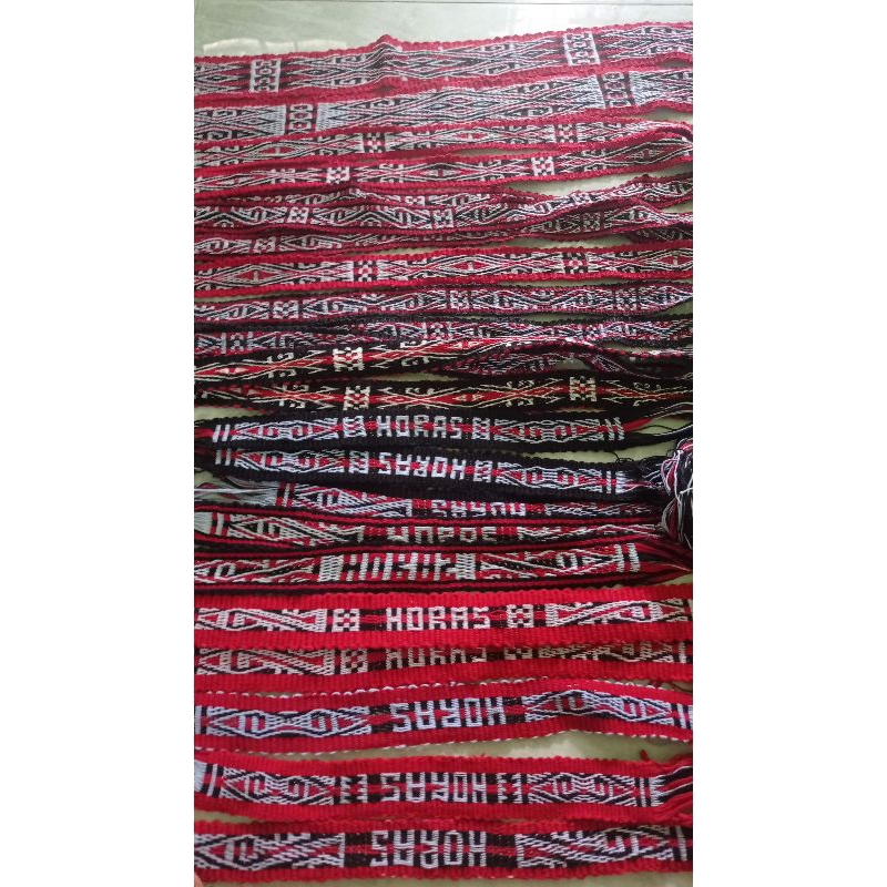 Jual sortali tenun // ikat kepala gorga batak // sortali horas | Shopee ...