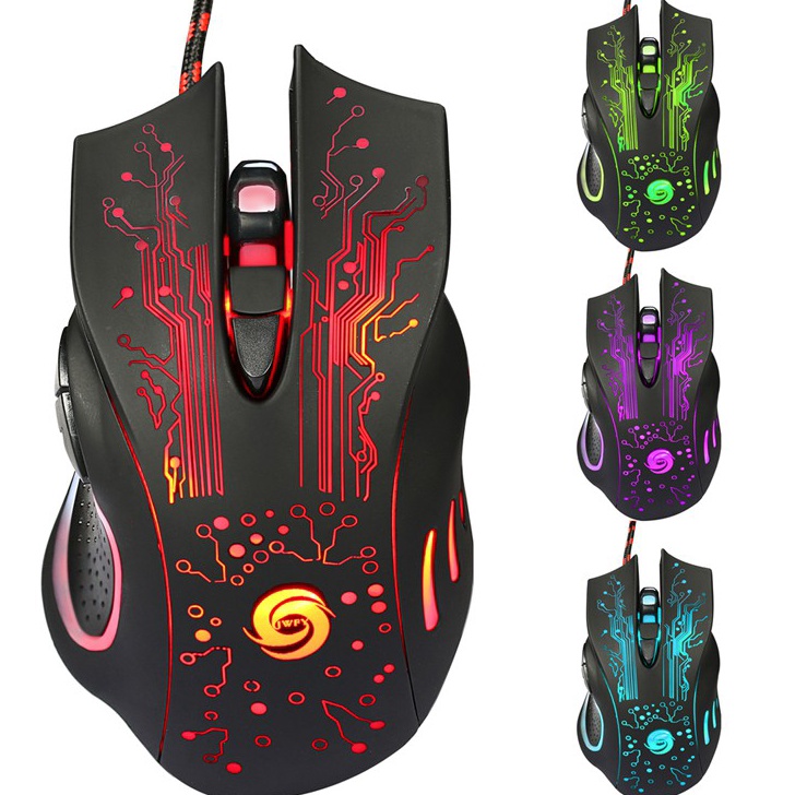 Jual Paling Laris!! Mouse Gaming USB 3200 DPI LED RGB Gaming Mouse