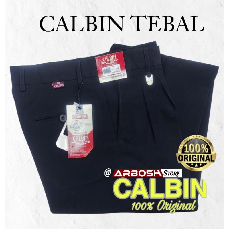Jual Celana CALBIN Formal ( 100% ORIGINAL ) 27 - 44 | Shopee Indonesia