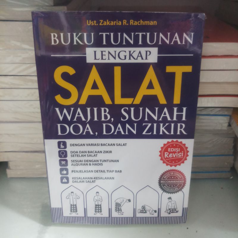 Jual BUKU TUNTUNAN LENGKAP SALAT WAJIB SUNAH DOA DAN ZIKIR ZAKARIA ...