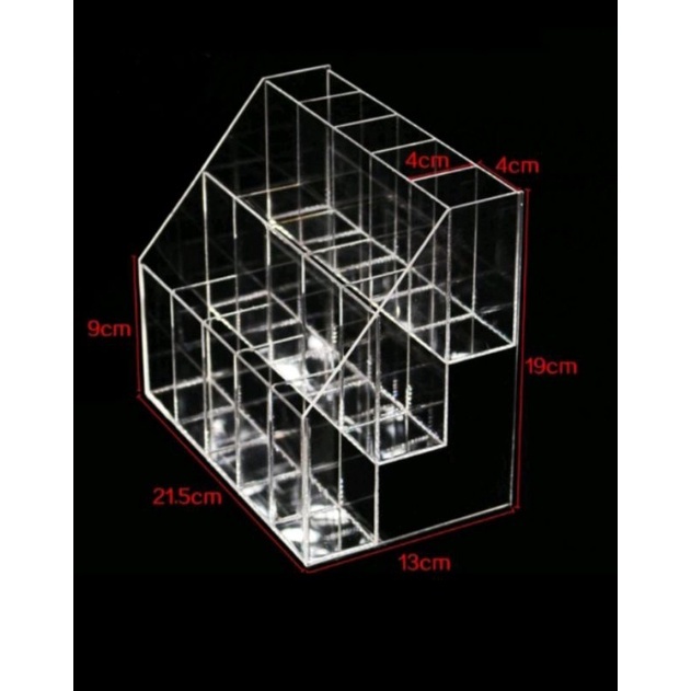 Jual Display rak pulpen 3 tingkat/tempat spidol akrilik | Shopee Indonesia