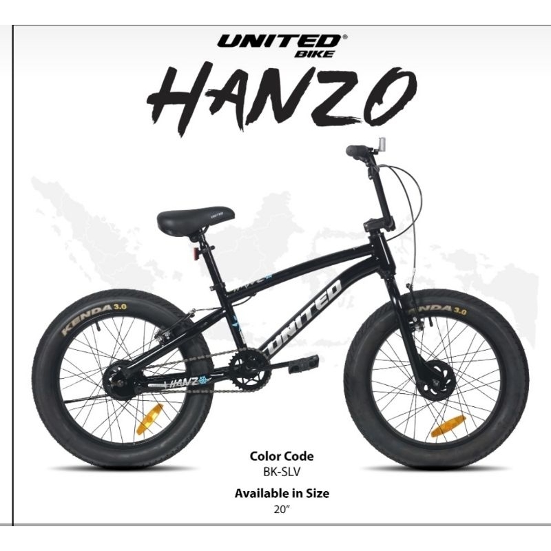 BMX UNITED 20” UNITED BMX, 20″ ROOFTOP 20.8tt, CHROME. – Green Machine BMX