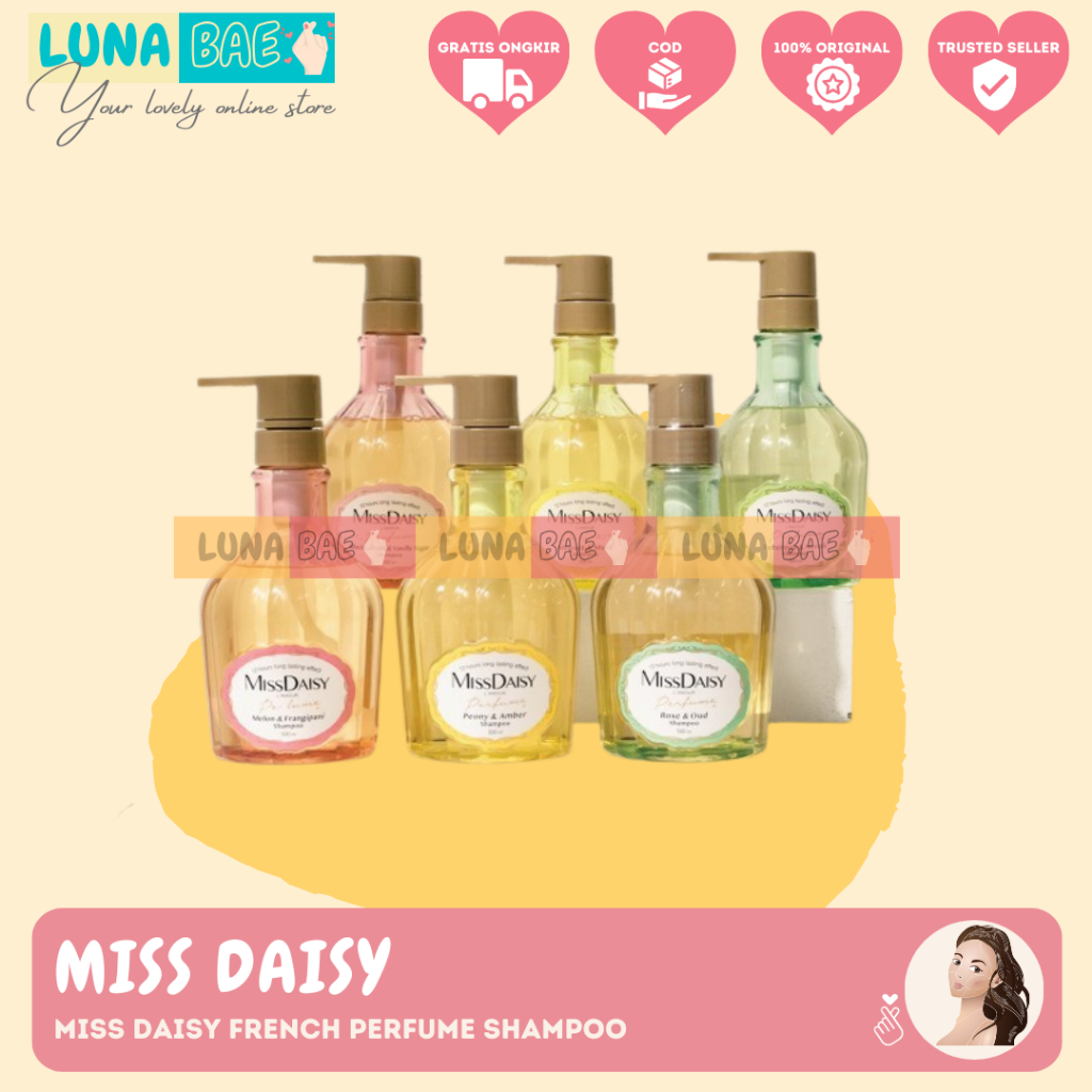 Jual MISS DAISY French Perfume Shampoo anti ketombe bpom 500ml & 50ml