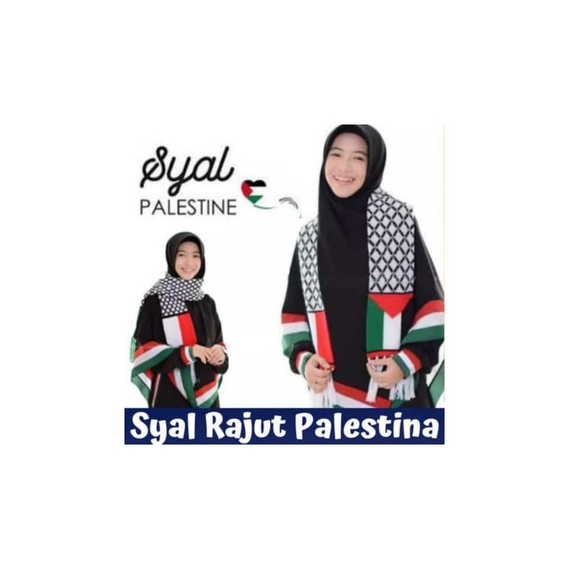 Jual Syal Rajut Palestina Save Al Aqsha Save Palestine Shopee