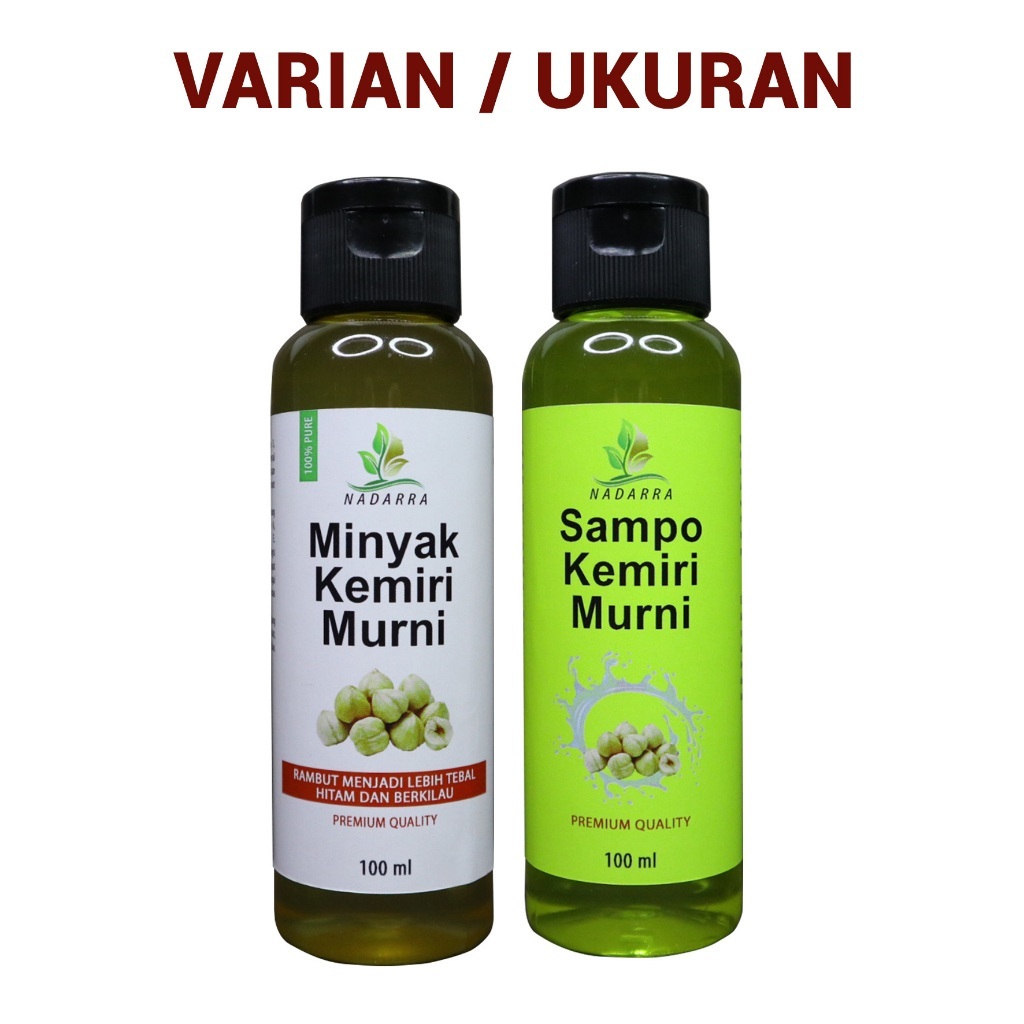 Jual Paket Minyak Kemiri Bakar Dan Sampo Kemiri Hitam 100ml - 100% Asli ...