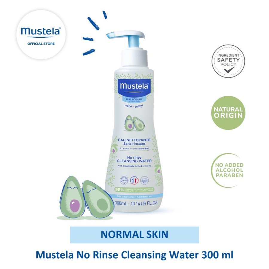 Jual MUSTELA CLEANSING WATER 300ml | MICELLAR WATER BAYI | AIR MURNI ...