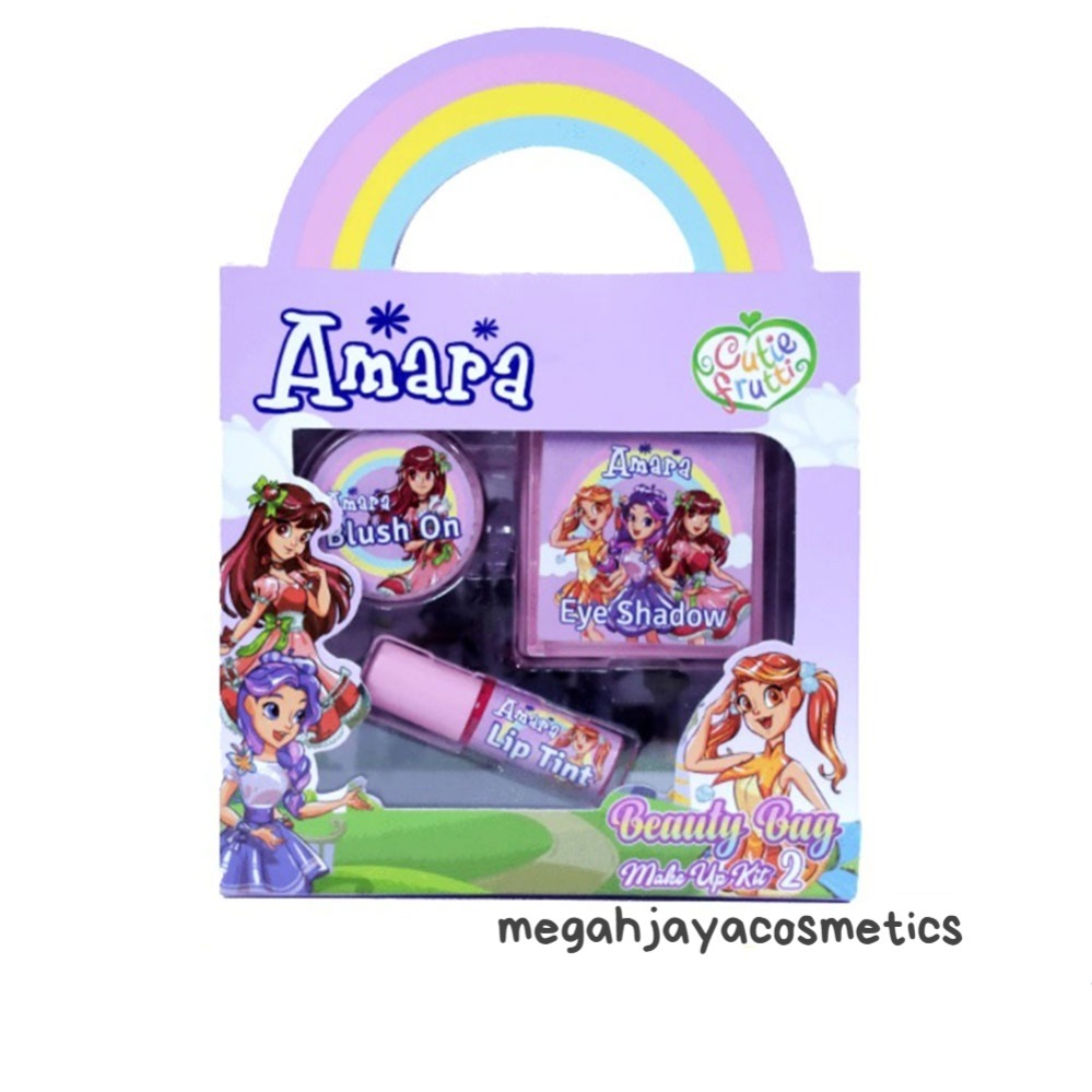 Jual 1PC AMARA BEAUTY BAG MAKE UP KIT 2 ( PURPLE ) @MJ | Shopee Indonesia