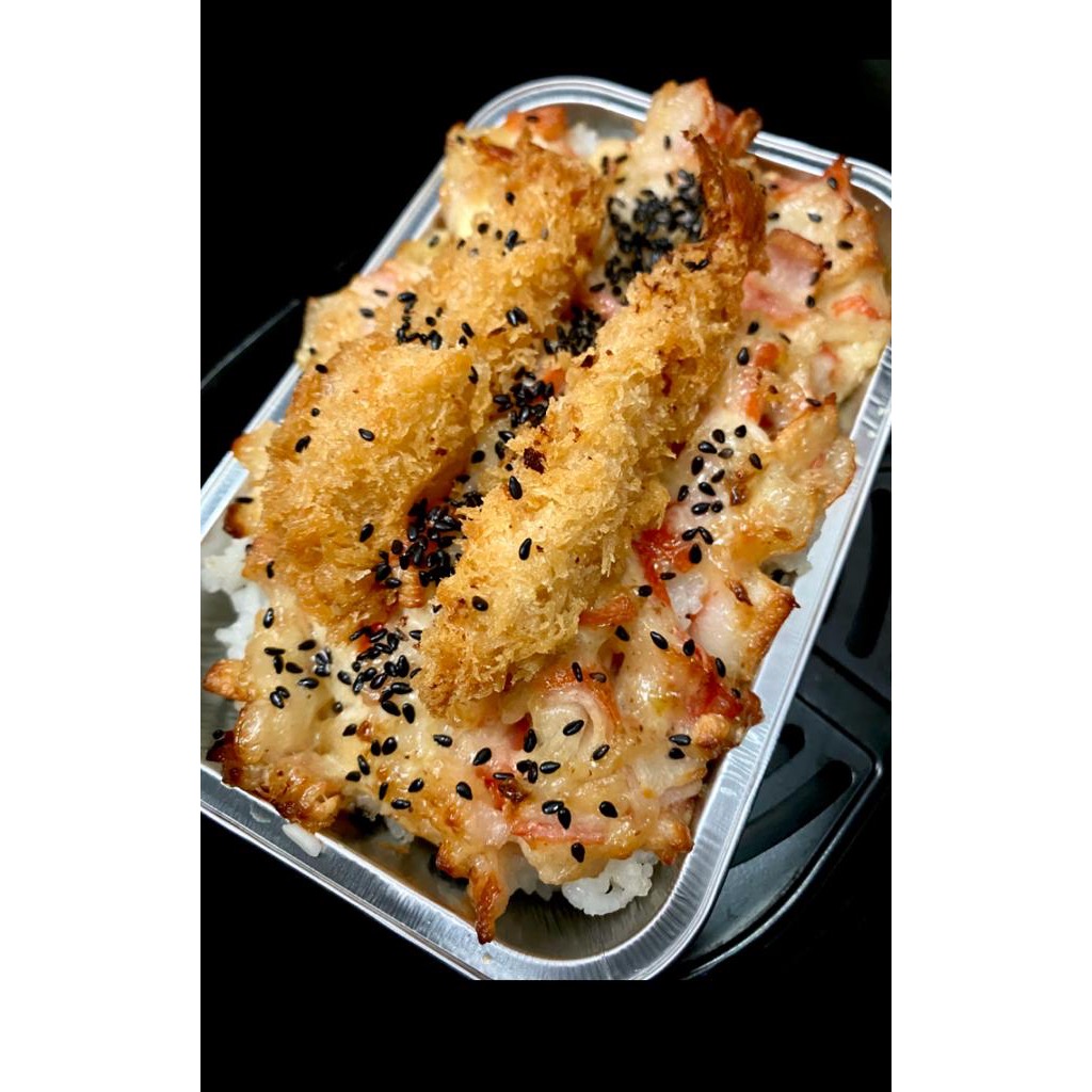Jual Nasi Mentai / Kani Tempura Mentai Rice / Nasi Jepang mentai