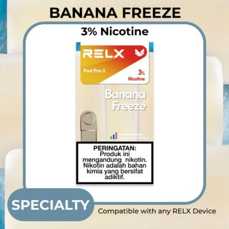 Sio-vape Juice RELX Pod Pro Banana Freeze Single Pod