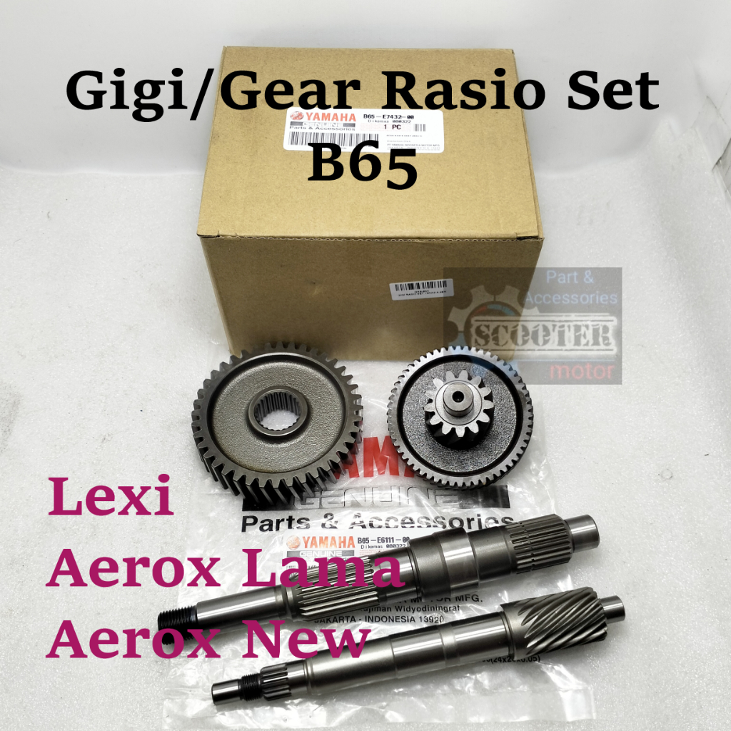 Jual Gigi Gear Rasio Set B Yamaha Aerox Old Lama New Baru Lexi