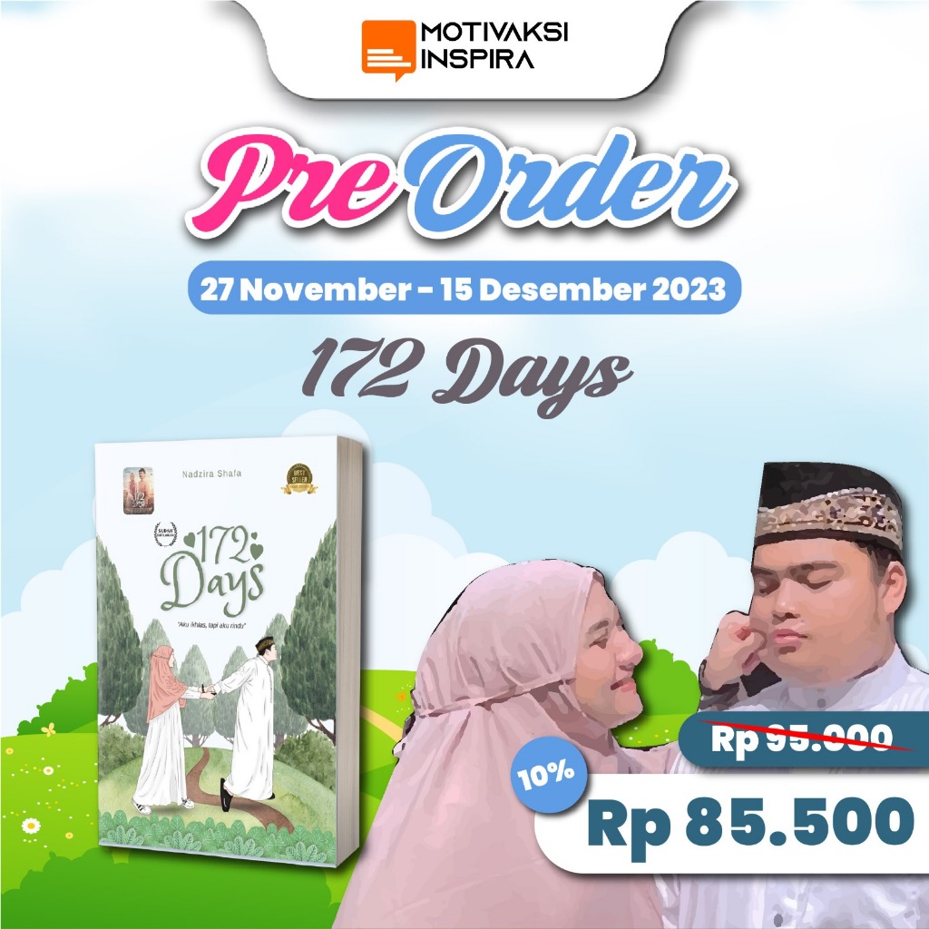 Jual Novel 172 Days Karya Nadzira Shafa Falcon Shopee Indonesia 