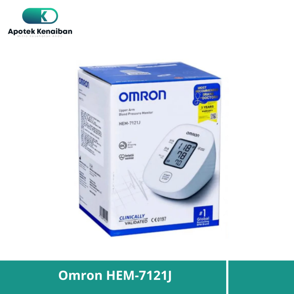 Jual OMRON BLOOD PRESSURE MONITOR HEM 7121J / TENSIMETER DIGITAL ...