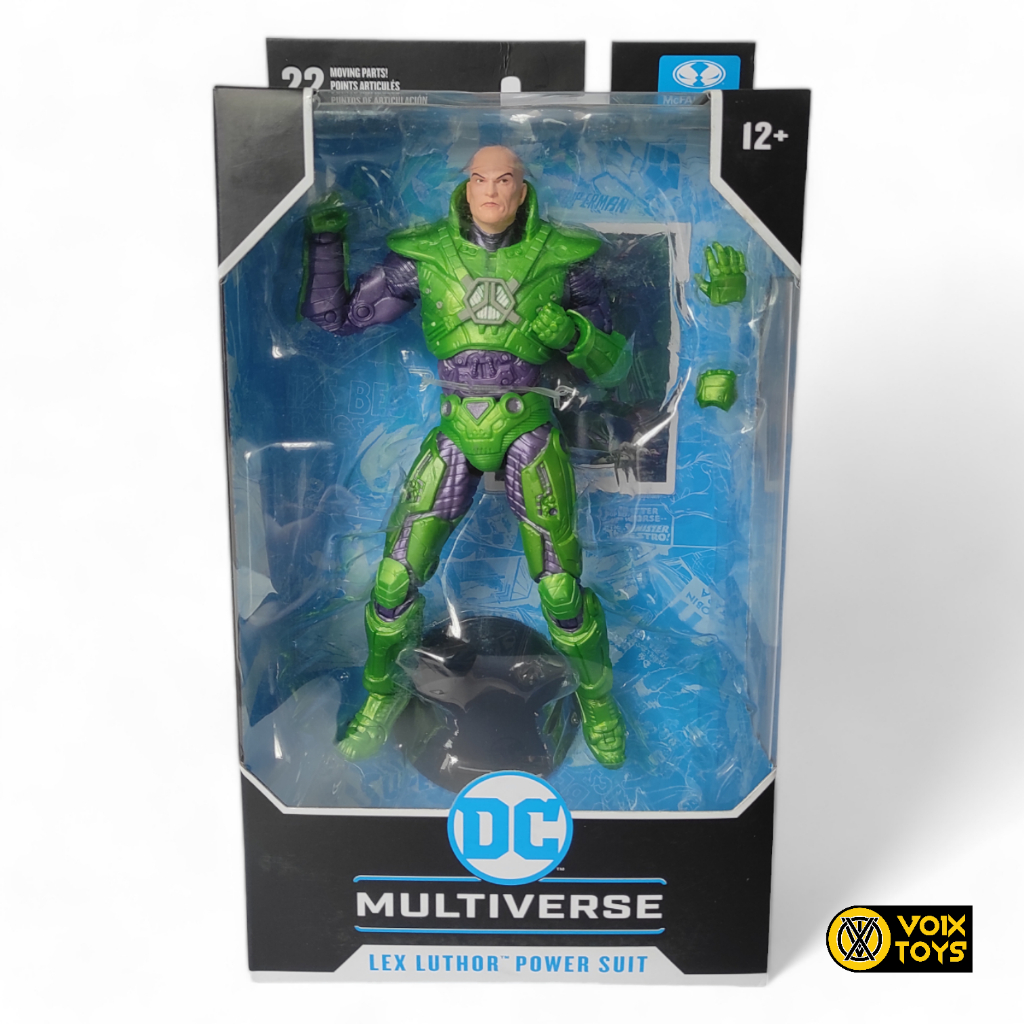 McFarlane DC Multiverse Action Figure Lex Luthor Power Suit – 18 Cm, DC New 52, Ultra Articolazione 22 Punti, Con Mani Alternative E Base