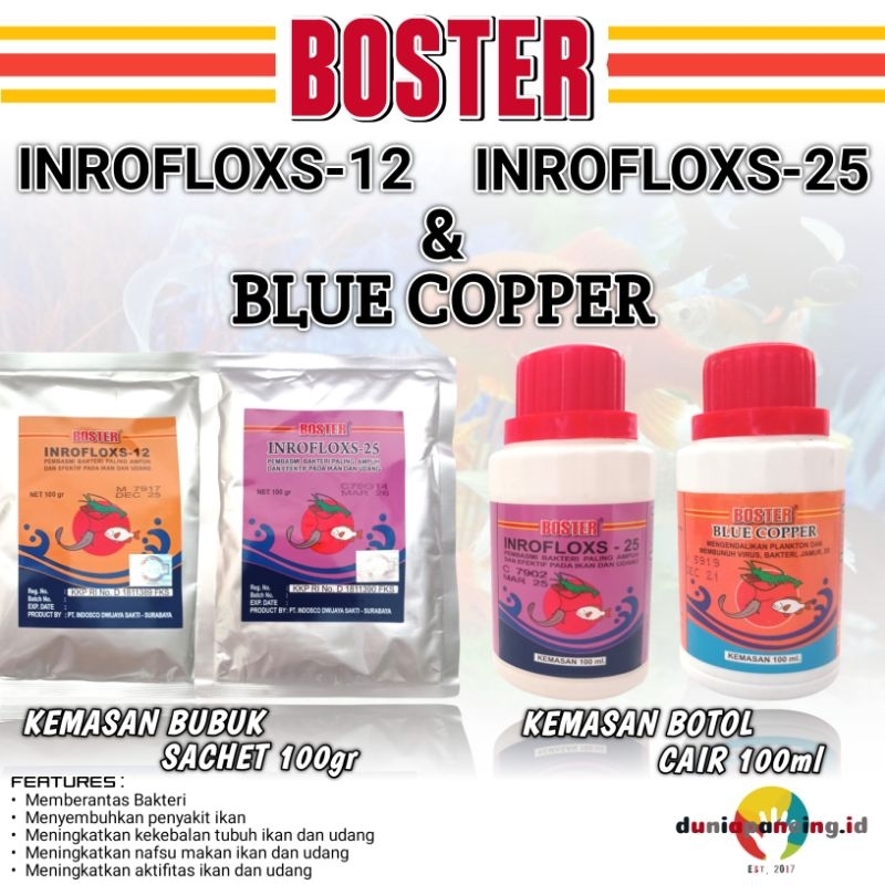 Jual Obat Pembasmi Bakteri Pada Ikan Dan Udang Inrofloxs Inrofloxs