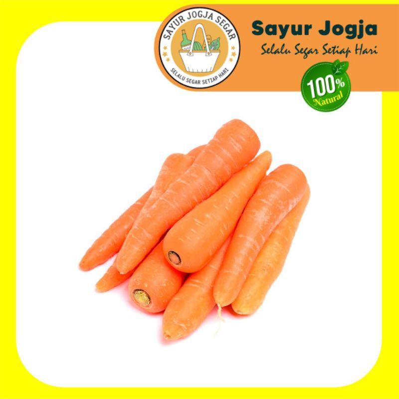 Jual Wortel Per 250 Gram Sayur Jogja Shopee Indonesia 