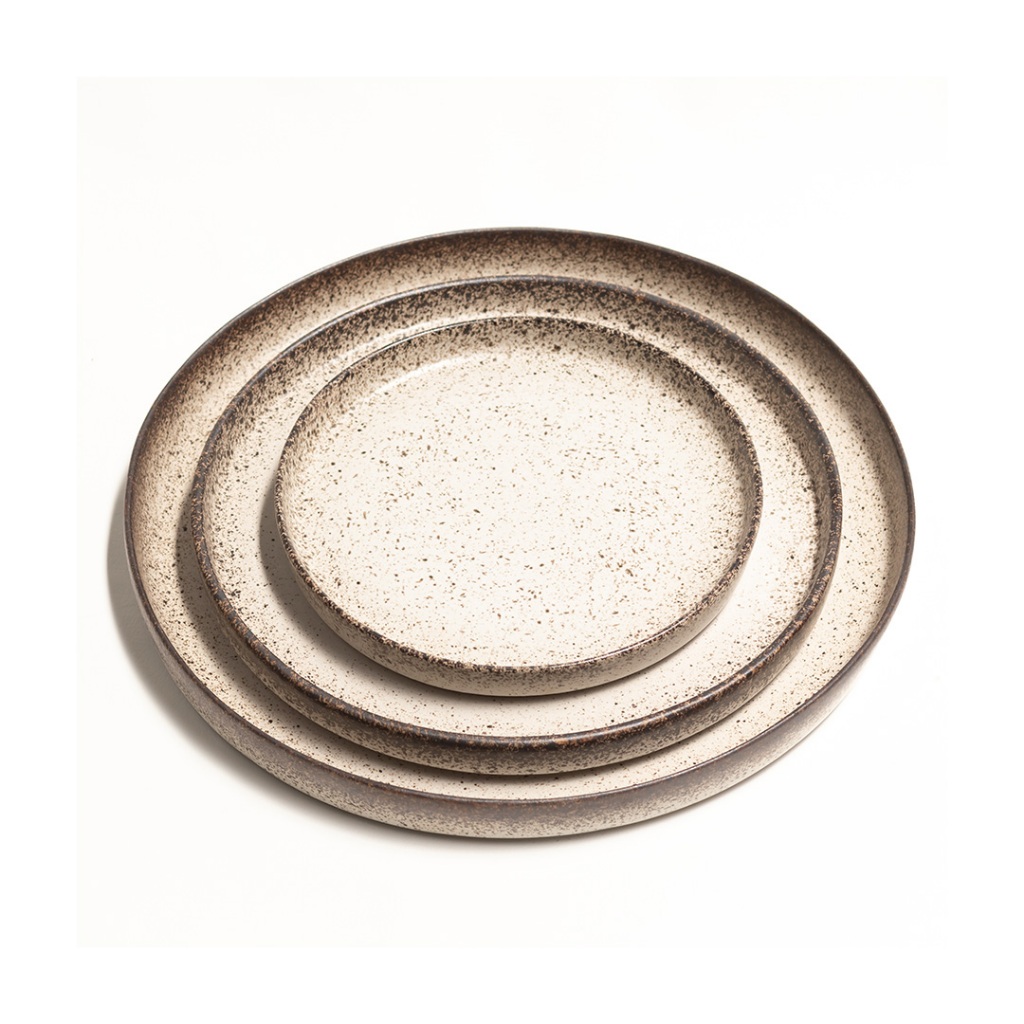 Jual Nuanza Piring Saji Keramik Deep Plate Cinnamon Shopee Indonesia