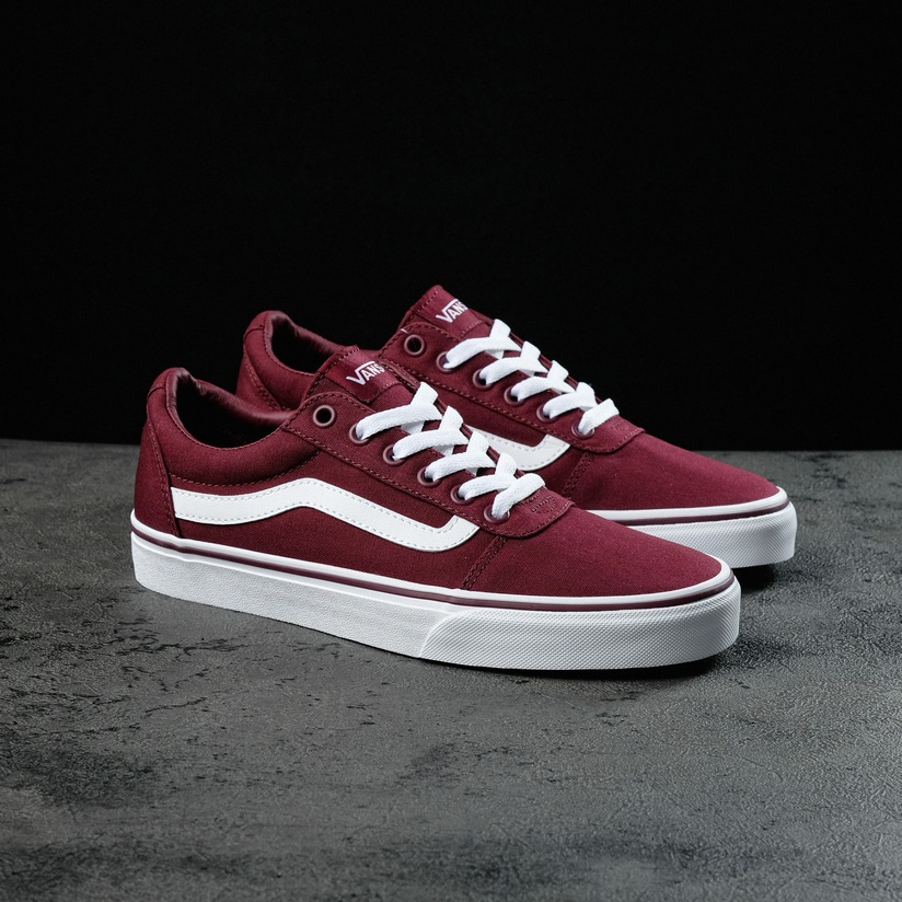 VANS OLD SKOOL WARD CANVAS BURGUNDY