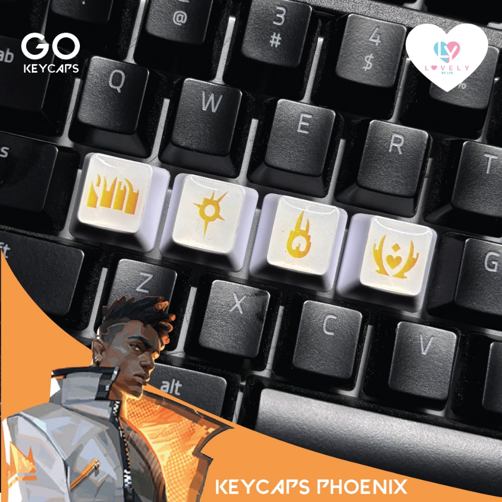 Jual Keycaps PBT Valo Phoenix Ability | GO KEYCAPS | Shopee Indonesia