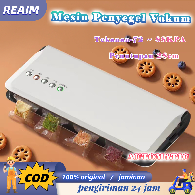 Jual Reaim Vacuum Sealer Otomatis Basah Dan Kering Food Sealer Mesin