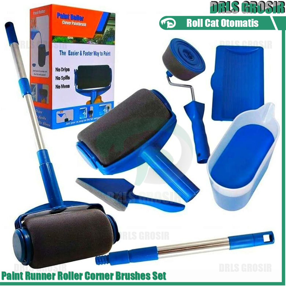 Jual Roll Kuas Cat Otomatis Premium Universal Paint Roller Kit