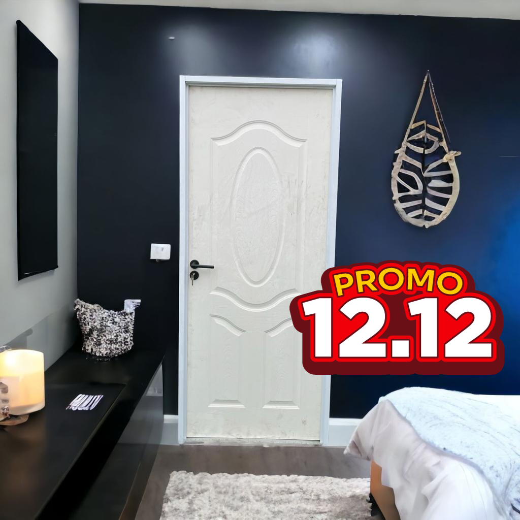 Jual Pintu Kayu Meranti / Pintu kayu / Pintu kayu Motif Serat Kayu