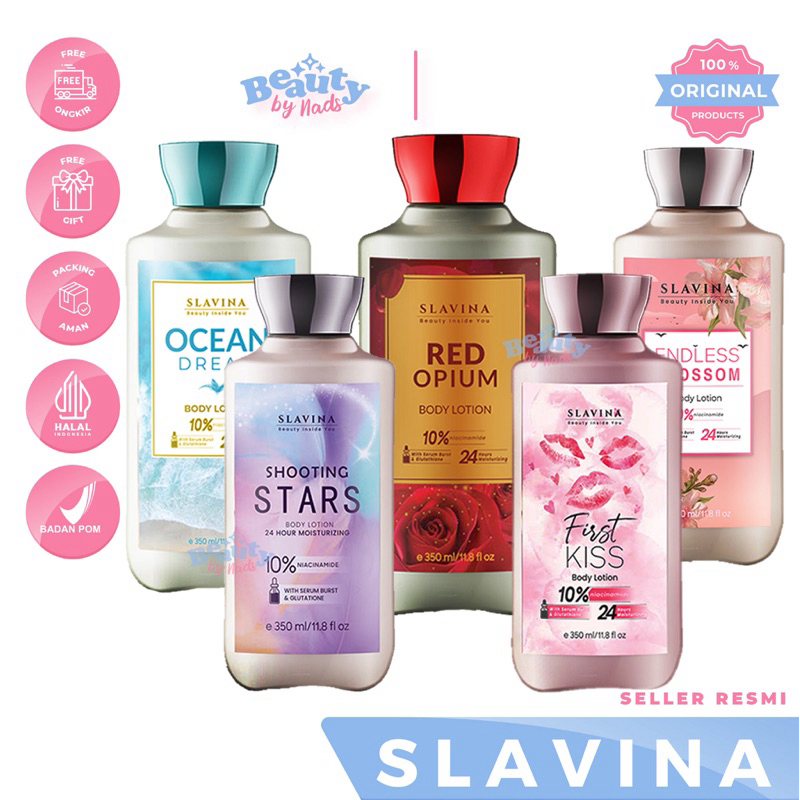 Jual [READY] SLAVINA BODY LOTION BY NAGITA SLAVINA BEAUTY INSIDE YOU