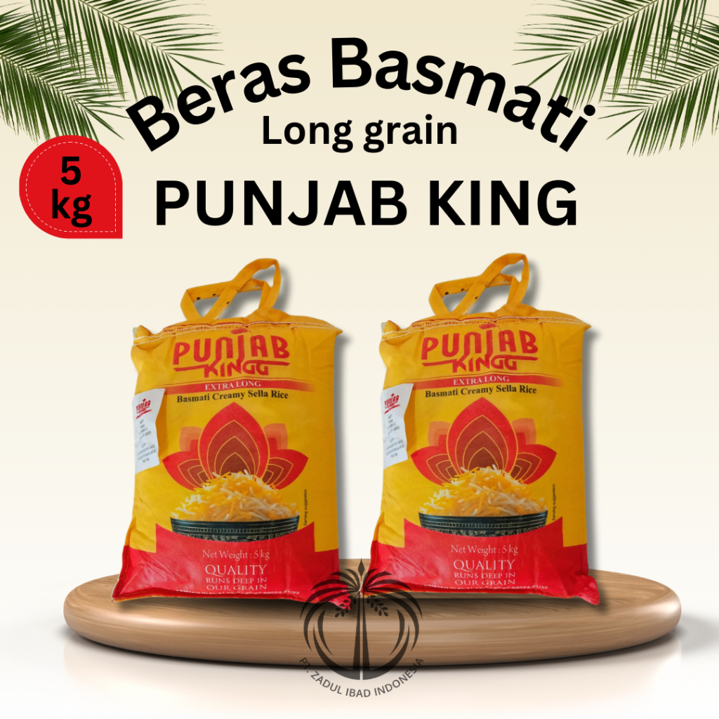 Jual Beras Basmati Punjab King 5kg Basmati Creamy Sella Rice Shopee Indonesia 5393