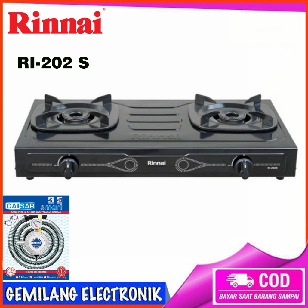 Jual Rinnai Ri S Kompor Gas Portable Tungku Sun Burner Teflon Shopee Indonesia