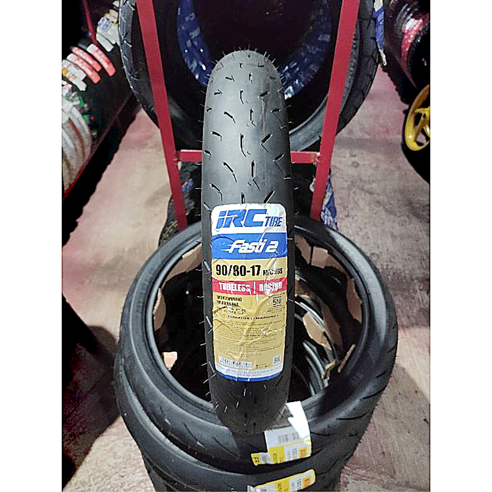 Jual Paket Ban Motor Soft Compound IRC FASTI 2 90/80-17 + 100/80-17 ...
