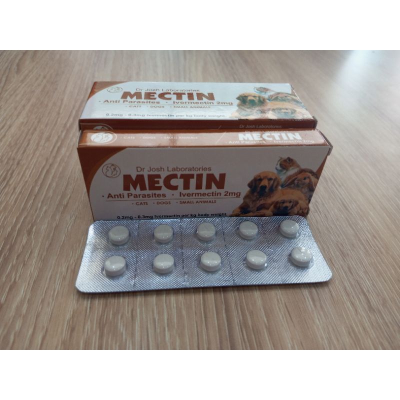 Jual Obat Kutu Oral Mectin / Tablet l Obat Anti Parasit Hewan | Shopee ...