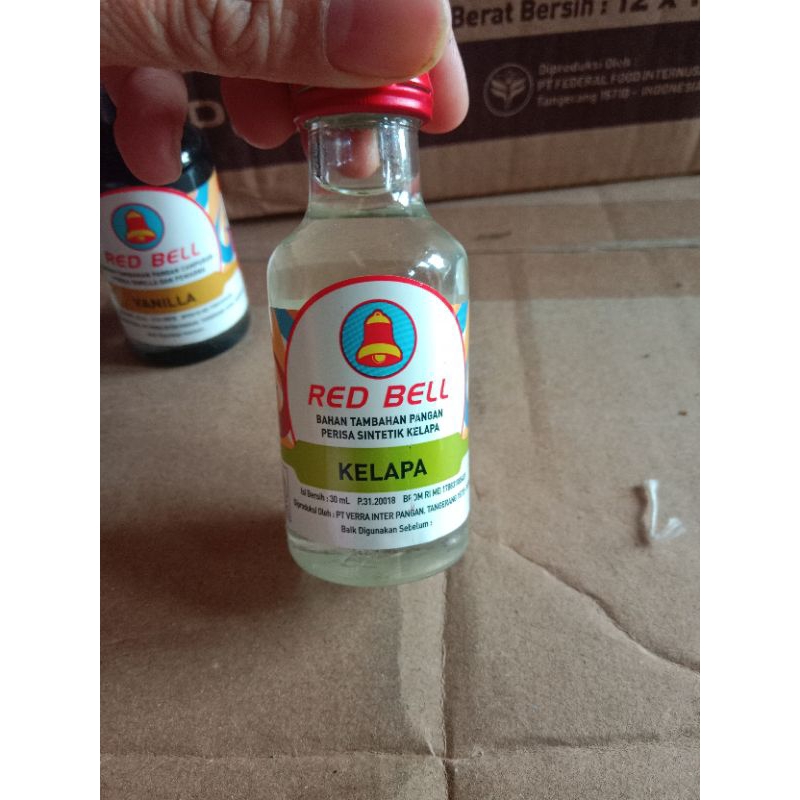 Jual Perisa Redbell botol kaca | Shopee Indonesia